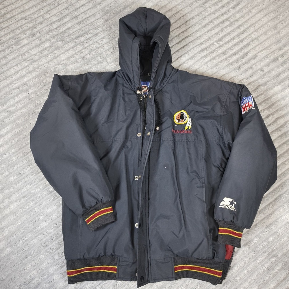 Vintage Washington Redskins Starter Puffer Jacket Size Small 90s NFL